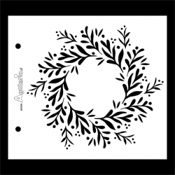 Stencil - Wreath 1