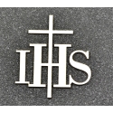 Chipboard IHS symbol with a cross