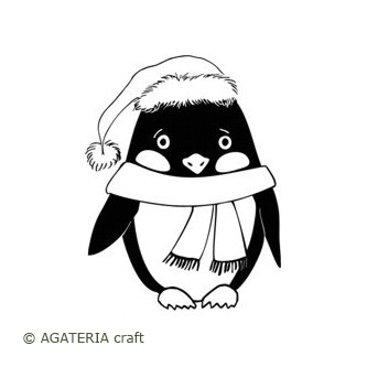 Pingwinek w czapce
