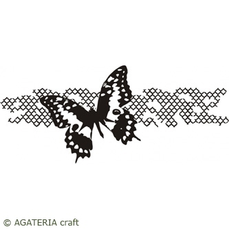 Stempel Koniczyna marokańska z motylem