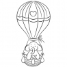Słonik w balonie
