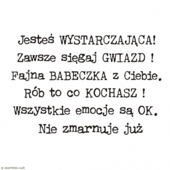 Zestaw napisów wspierających ( 6 napisów)