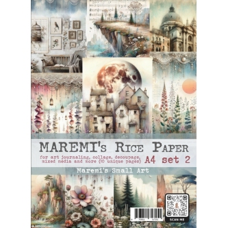 Papiery ryżowe  A4  - zestaw 2 - Maremi's Small Art