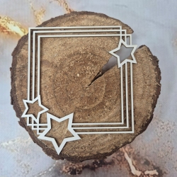 Ramka kwadratowa gwiazdki