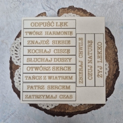 Zestaw napisów kobiecych 1 (odpuść lęk)