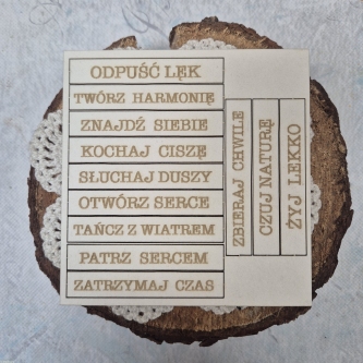 Zestaw napisów kobiecych 1 (odpuść lęk)