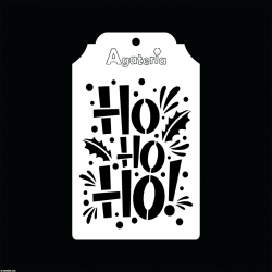 MASKA/SZABLON HO HO HO (MAŁA)