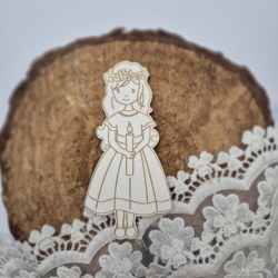 Dziewczynka komunijna (grawer)