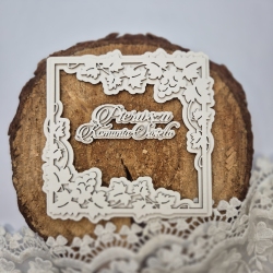 Ramka na wieczko boxa komunijnego