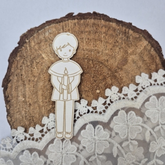 Chłopiec komunijny (grawer)