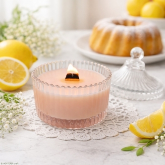 Niedzielne ciasto - świeca sojowa