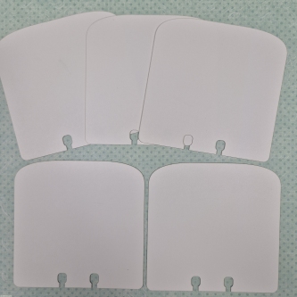 Karty do organizera Memory papier scrapowy biały