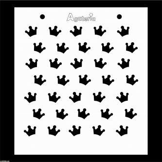 MASKA / SZABLON TŁO KORONY