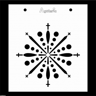 MASKA / SZABLON ROZETA KOMUNIJNA