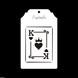 MASKA / SZABLON KARTA KIER KRÓL