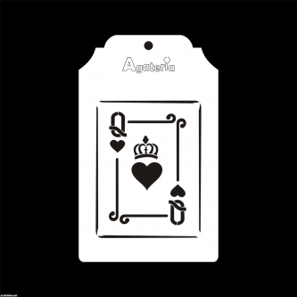 MASKA / SZABLON KARTA KIER DAMA