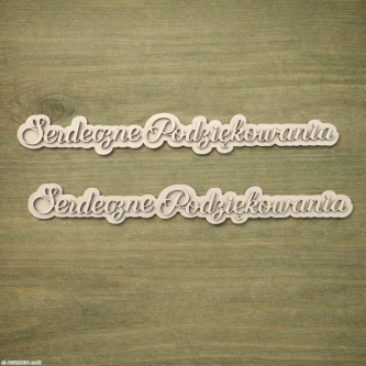 Serdeczne Podziękowania 3 - 2szt