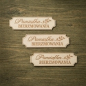 Pamiątka Bierzmowania - napisy grawer