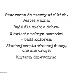 Zestaw napisów kobiecych 1 - Jesteś ważna