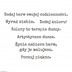 Zestaw  napisów kobiecych 2 - Poczuj piękno