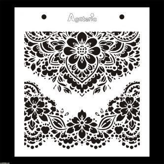 MASKA / SZBLON KORONKA LUDOWA