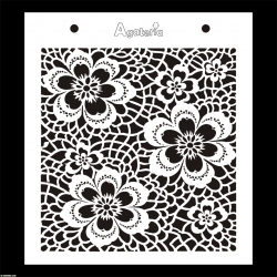 MASKA / SZBLON KORONKA KWIATKI