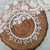 Ramka ornament 2D  okrągła na wieczko boxa Elegance