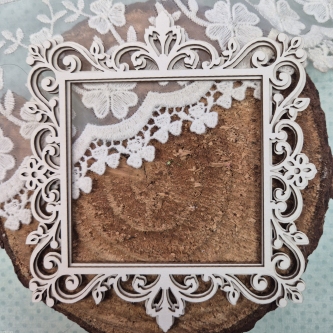 Ramka ornament 2D kwadratowa Elegance