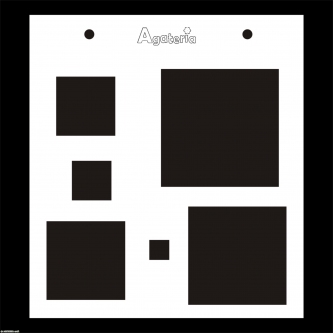 MASKA / SZABLON KSZTAŁTY KWADRAT