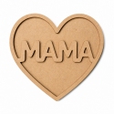 Serce Mama - baza HDF do wypełnienia (efekt sensoryczny)