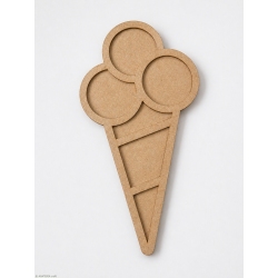 Lody - baza HDF do wypełnienia (efekt sensoryczny)