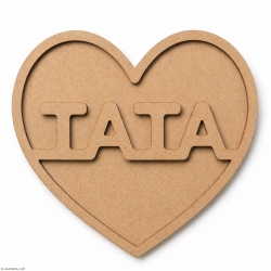 Serce Tata- baza HDF do wypełnienia (efekt sensoryczny)