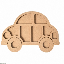 Auto - baza HDF do wypełnienia (efekt sensoryczny)