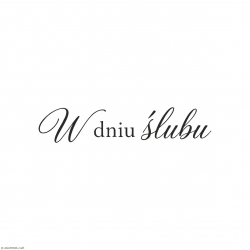 W dniu ślubu 7 – stempel do scrapbookingu