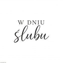 W dniu ślubu 8 – stempel do scrapbookingu