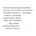 Motywacyjne napisy dla kobiet 2 – Kolory zmieniają wszystko – stemple do scrapbookingu