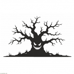 Straszne drzewo Halloween