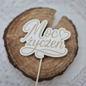Topper grawerowany „Moc życzeń” – 3 szt.