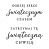 Zestaw stempli świątecznych – Świąteczny czas – 2 szt.