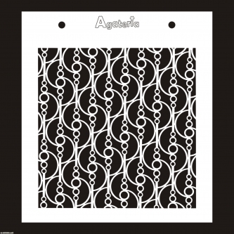 Maska do scrapbookingu – Świąteczne tło